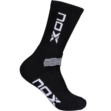 Technical crew socks in black/white
