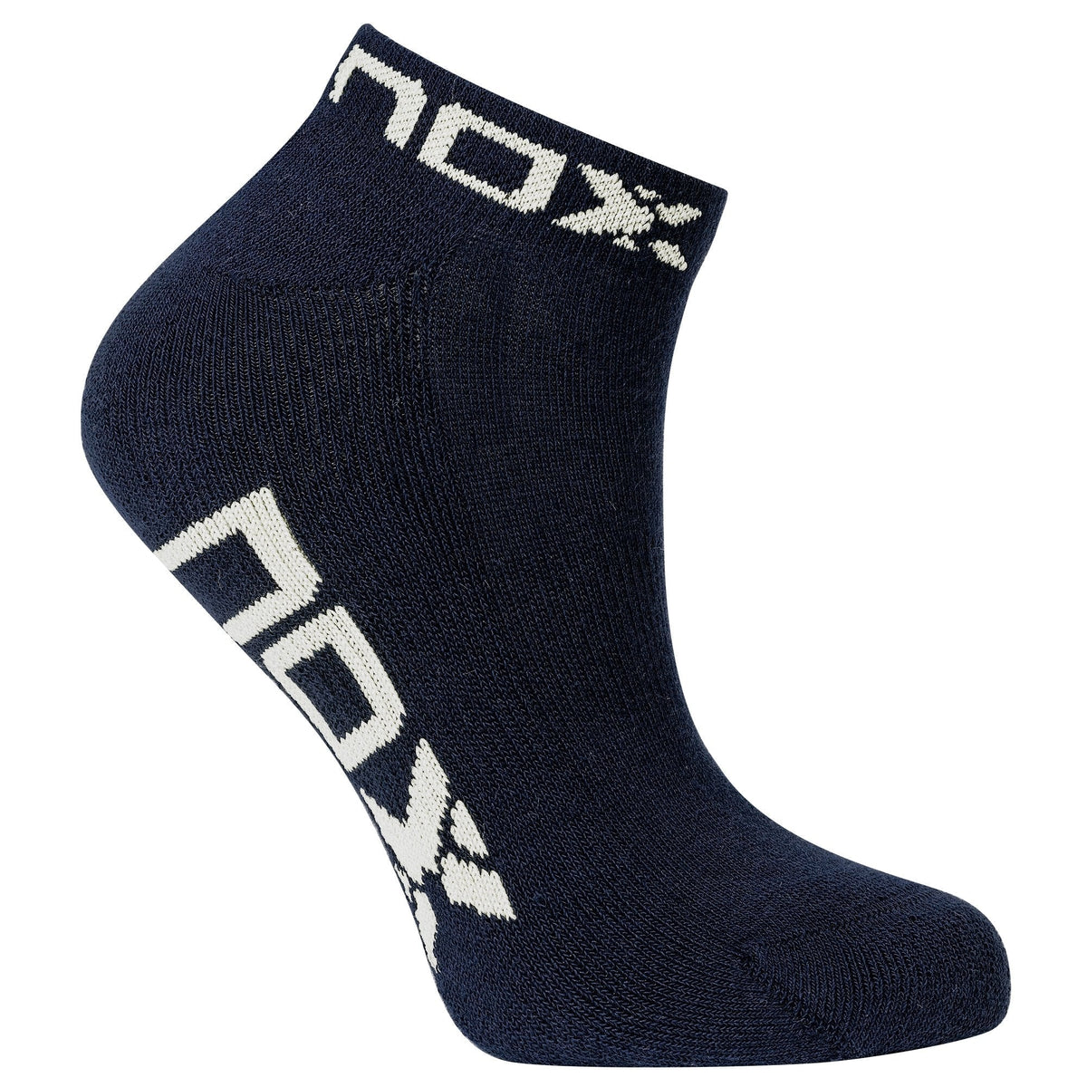Technical ankle socks "pinkies" in navy blue/white