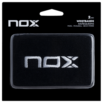 1 pair Nox sports wristbands in black/white