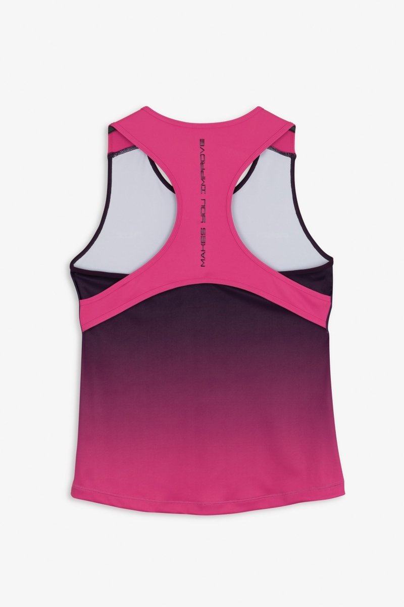 Women's PRO Blackberry Rose Degraded Tank Top