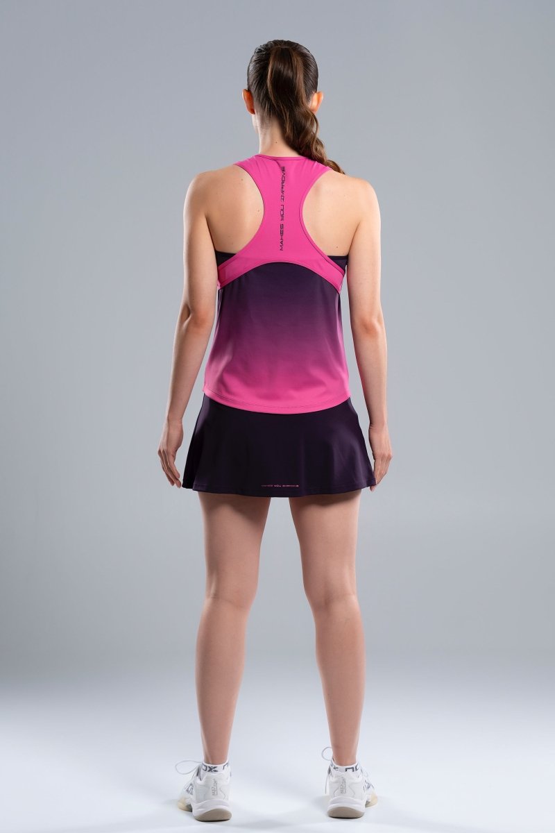 Women's PRO Blackberry Rose Degraded Tank Top