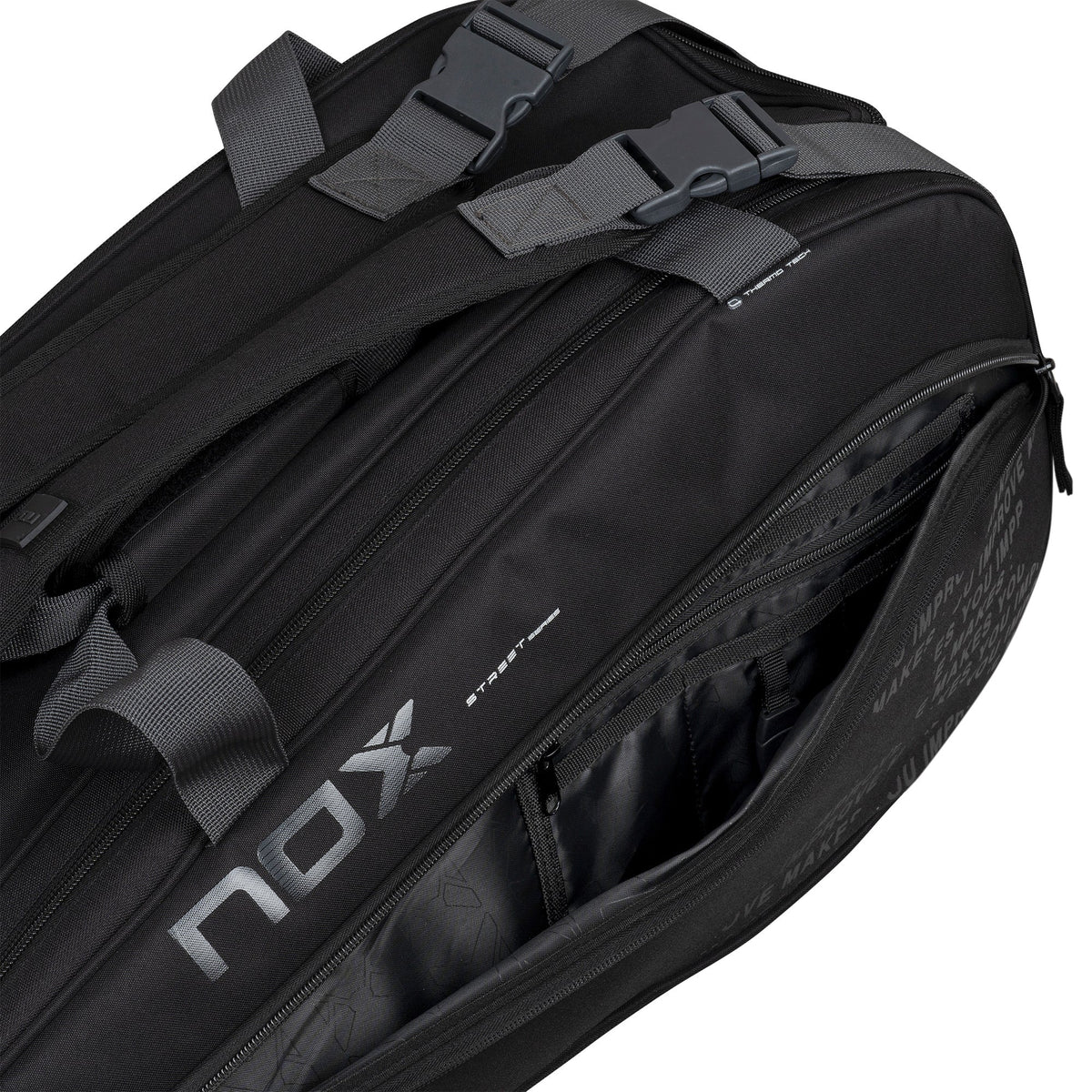 STREET SERIES BLACK/GREY RACKET BAG
