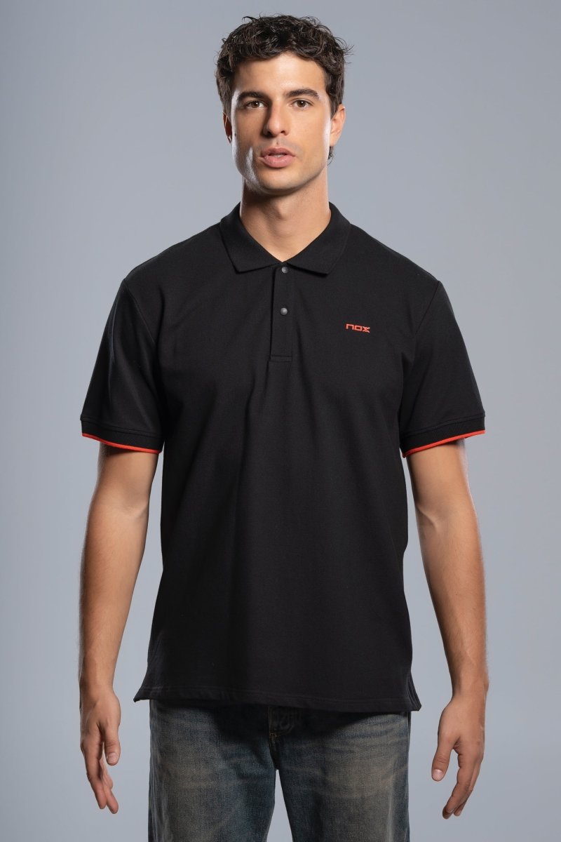 MEN'S POLO CORP BLACK