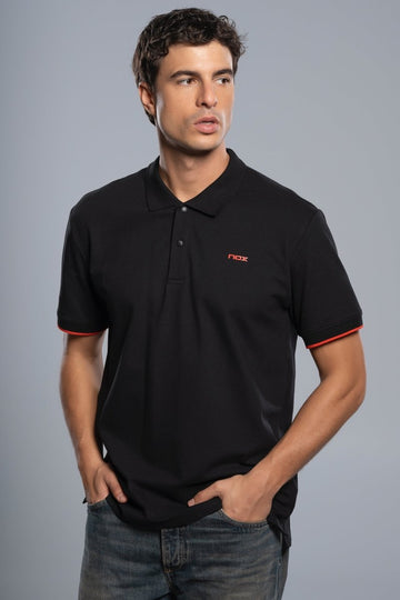 MEN'S POLO CORP BLACK