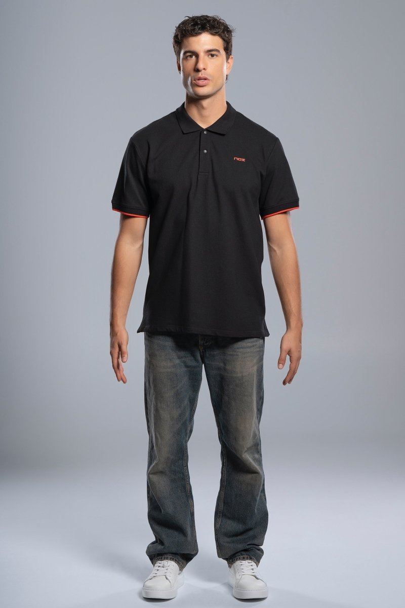 MEN'S POLO CORP BLACK