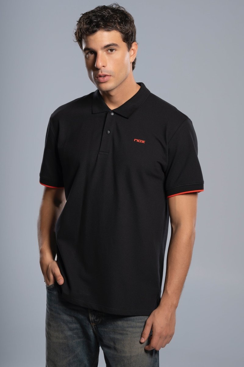 MEN'S POLO CORP BLACK