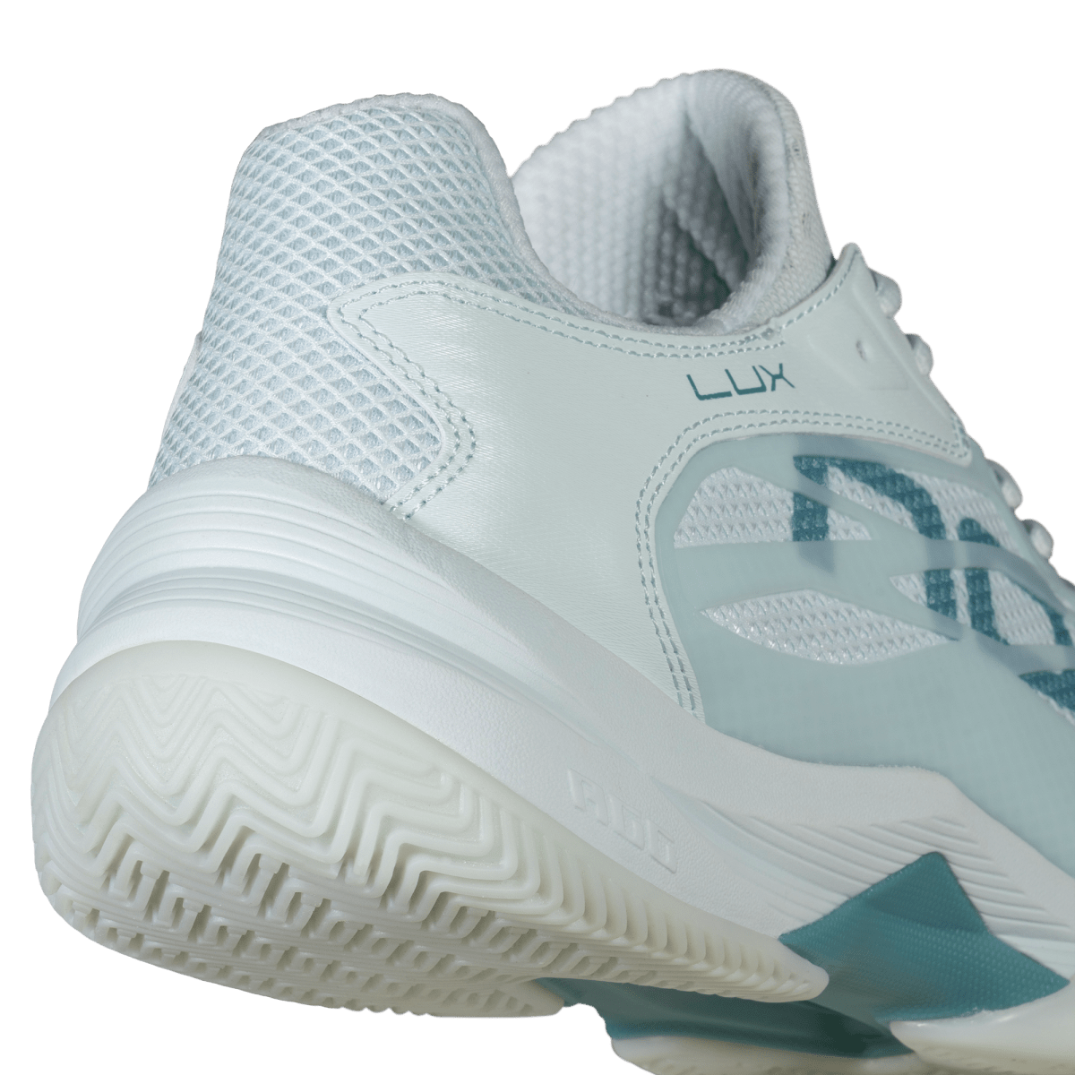 AT10 LUX Morning Mist/Turquoise Padel Shoes
