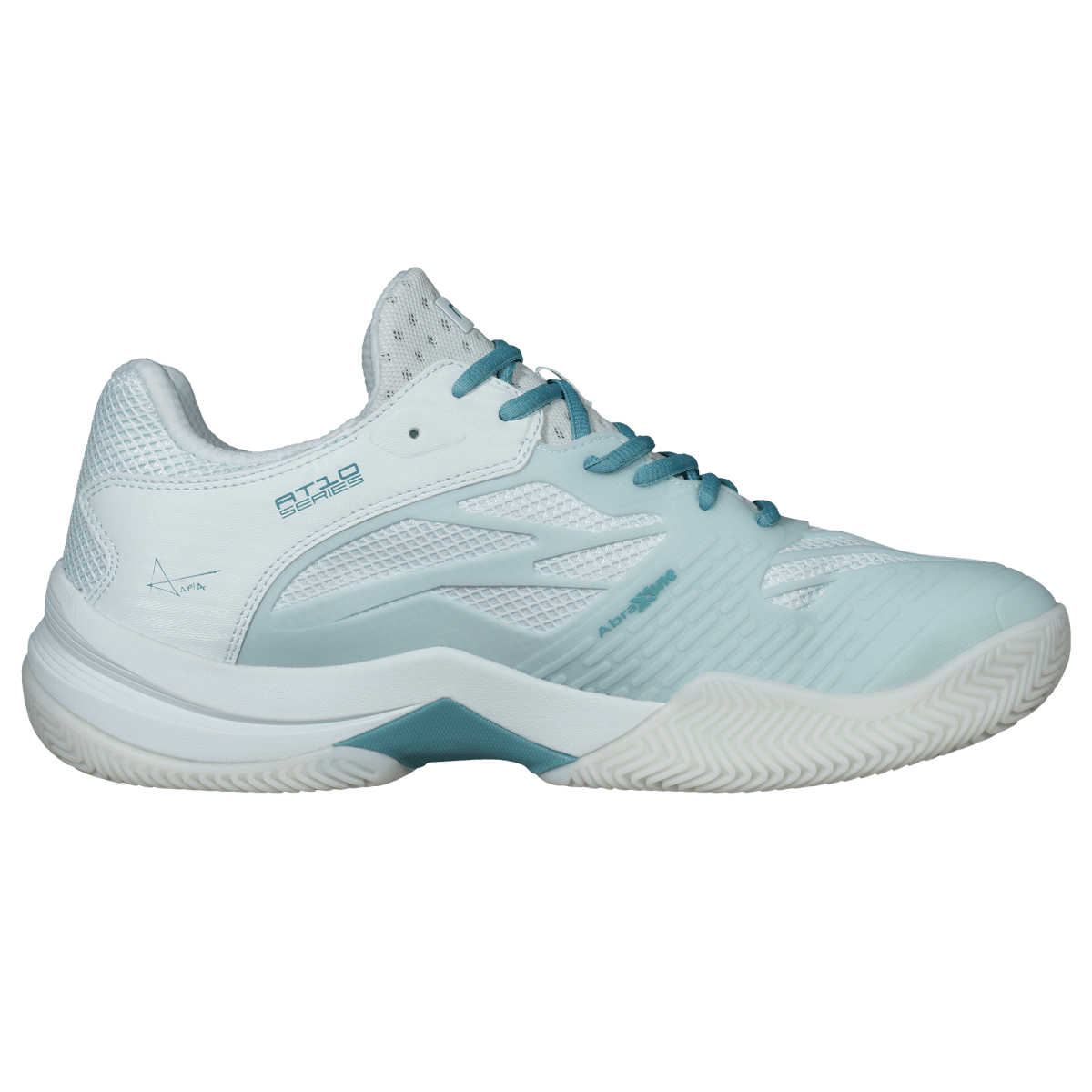 AT10 LUX Morning Mist/Turquoise Padel Shoes