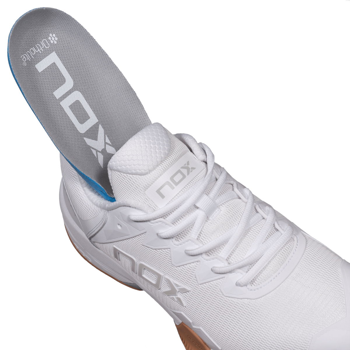 ML10 HEXA White/Caramel Sole Padel Shoes