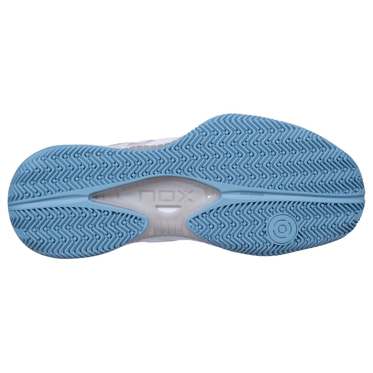 NERBO White/Sunset Blue Padel Shoes