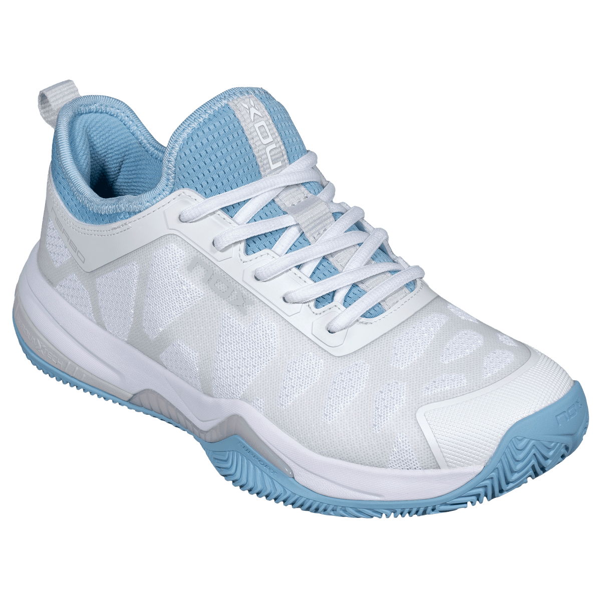 NERBO White/Sunset Blue Padel Shoes
