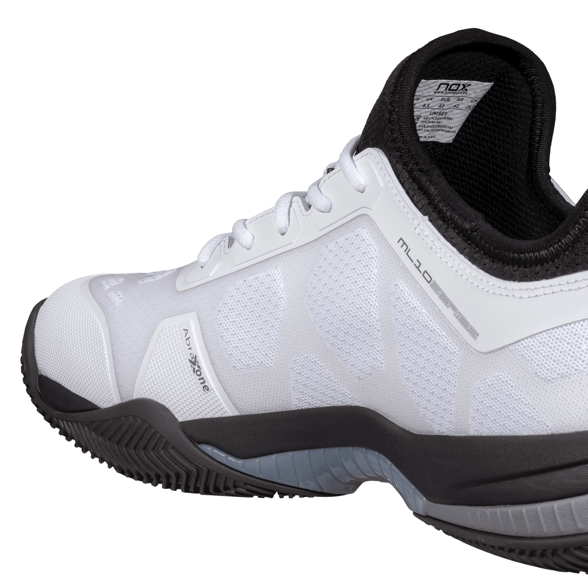 NERBO White/Raven Padel Shoes