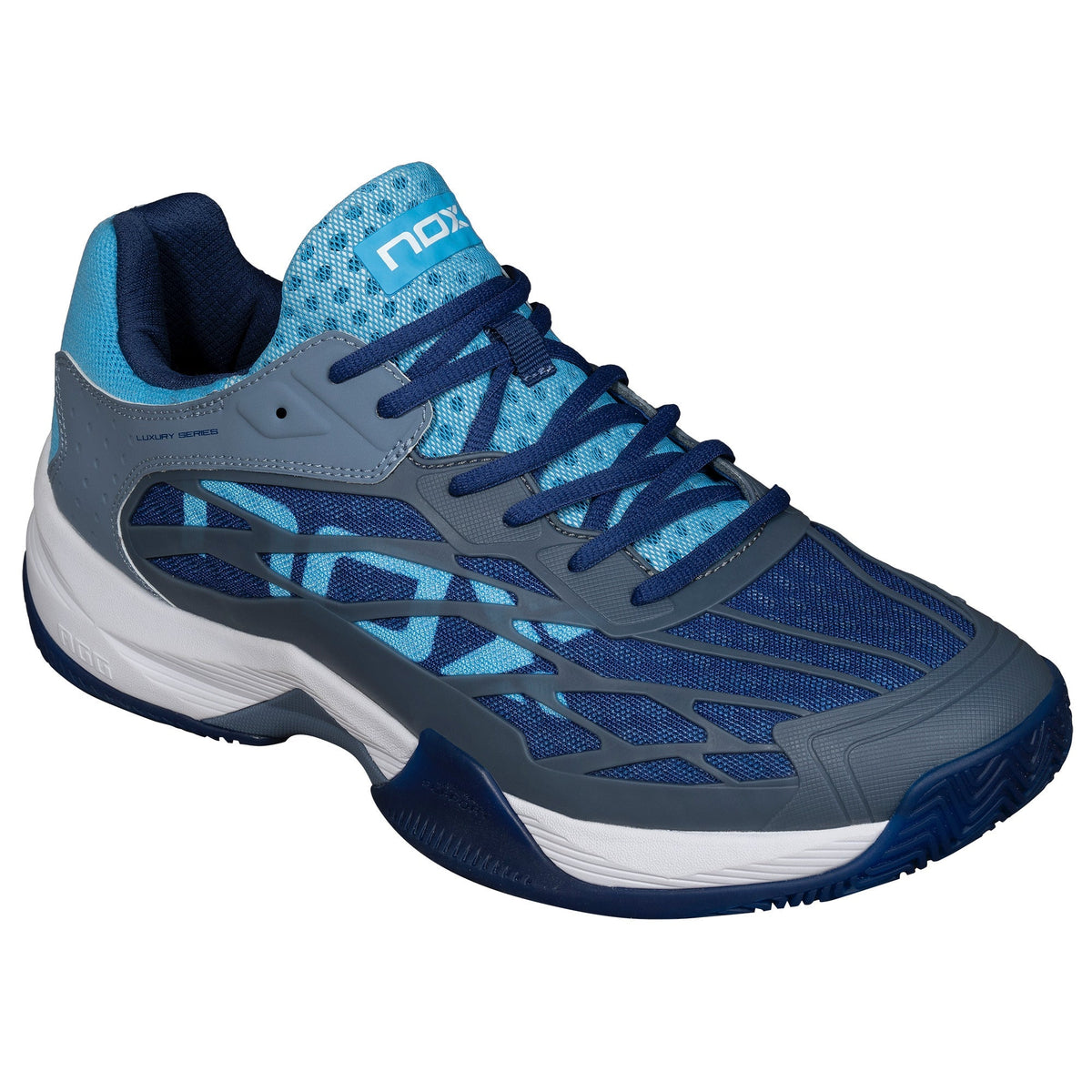 AT10 LUX Stone/Bonnie Blue Padel Shoes