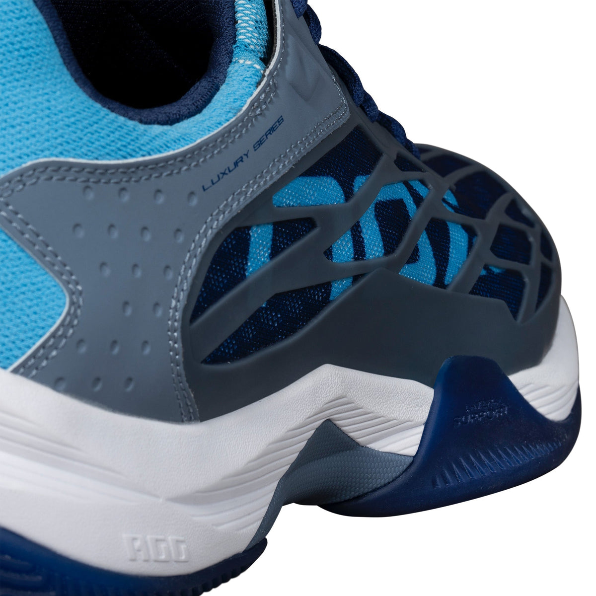 AT10 LUX Stone/Bonnie Blue Padel Shoes
