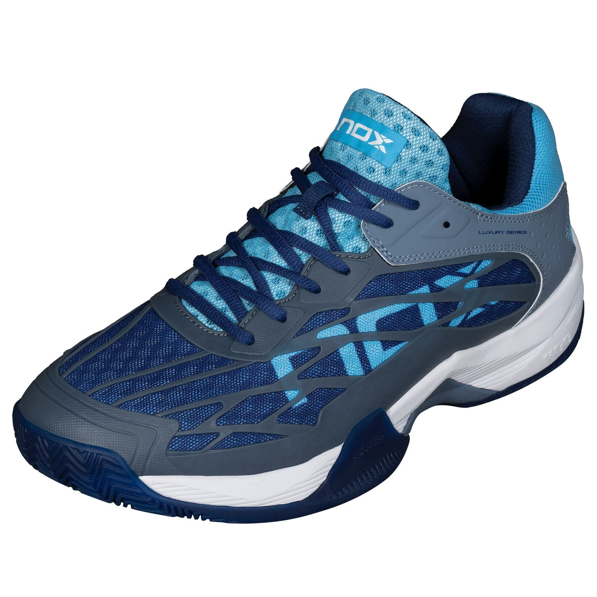AT10 LUX Stone/Bonnie Blue Padel Shoes