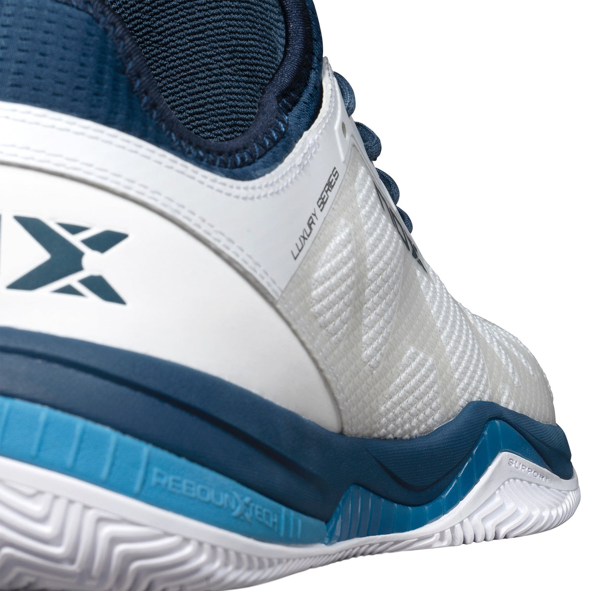Padel shoes NERBO WHITE/BLUE SWEDISH