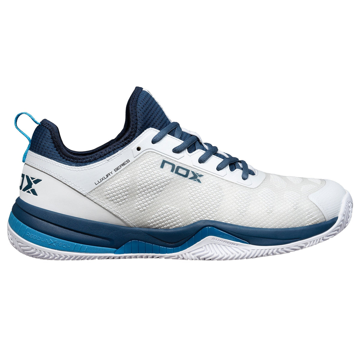 Padel shoes NERBO WHITE/BLUE SWEDISH