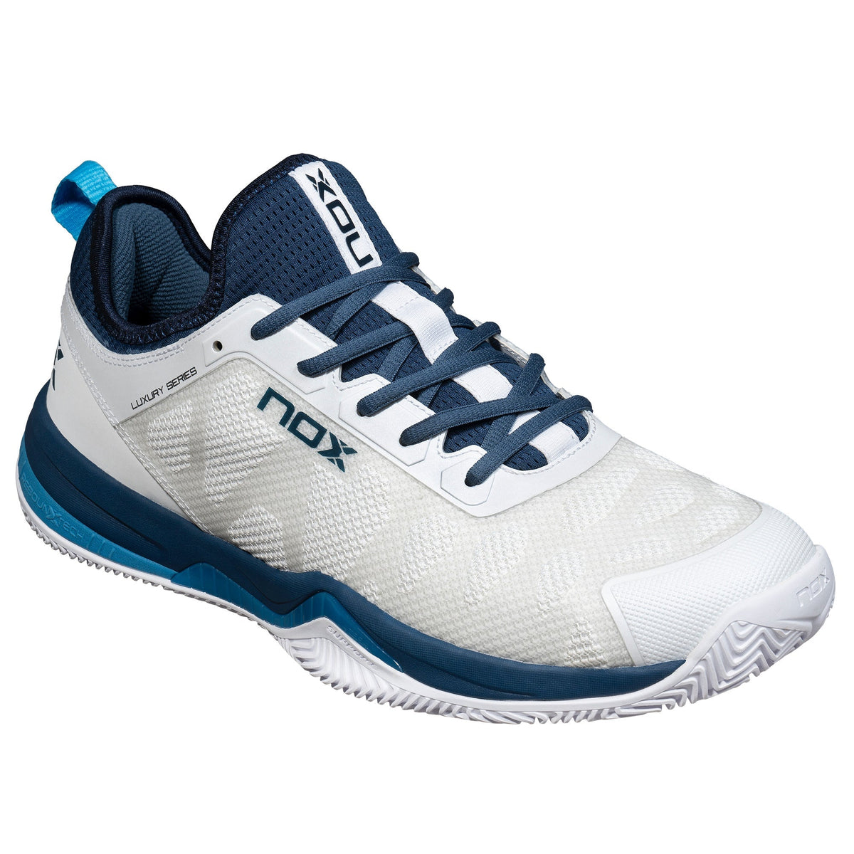 Padel shoes NERBO WHITE/BLUE SWEDISH