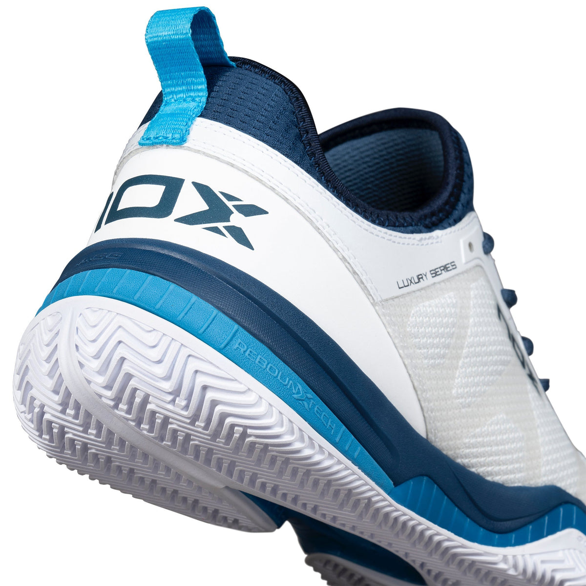 Padel shoes NERBO WHITE/BLUE SWEDISH