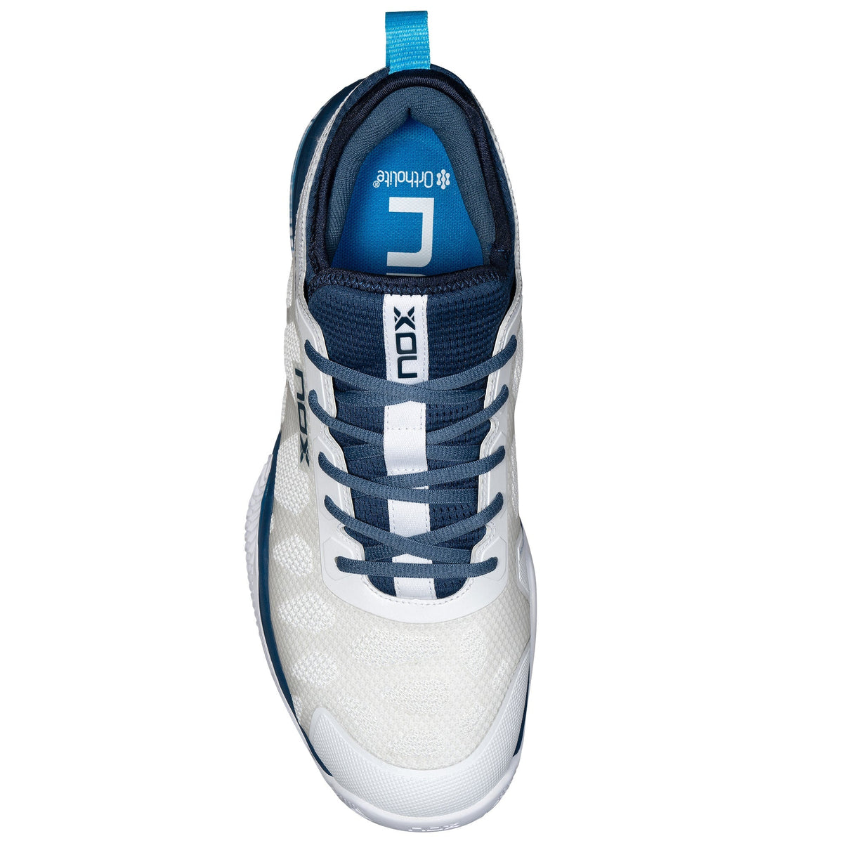 Padel shoes NERBO WHITE/BLUE SWEDISH